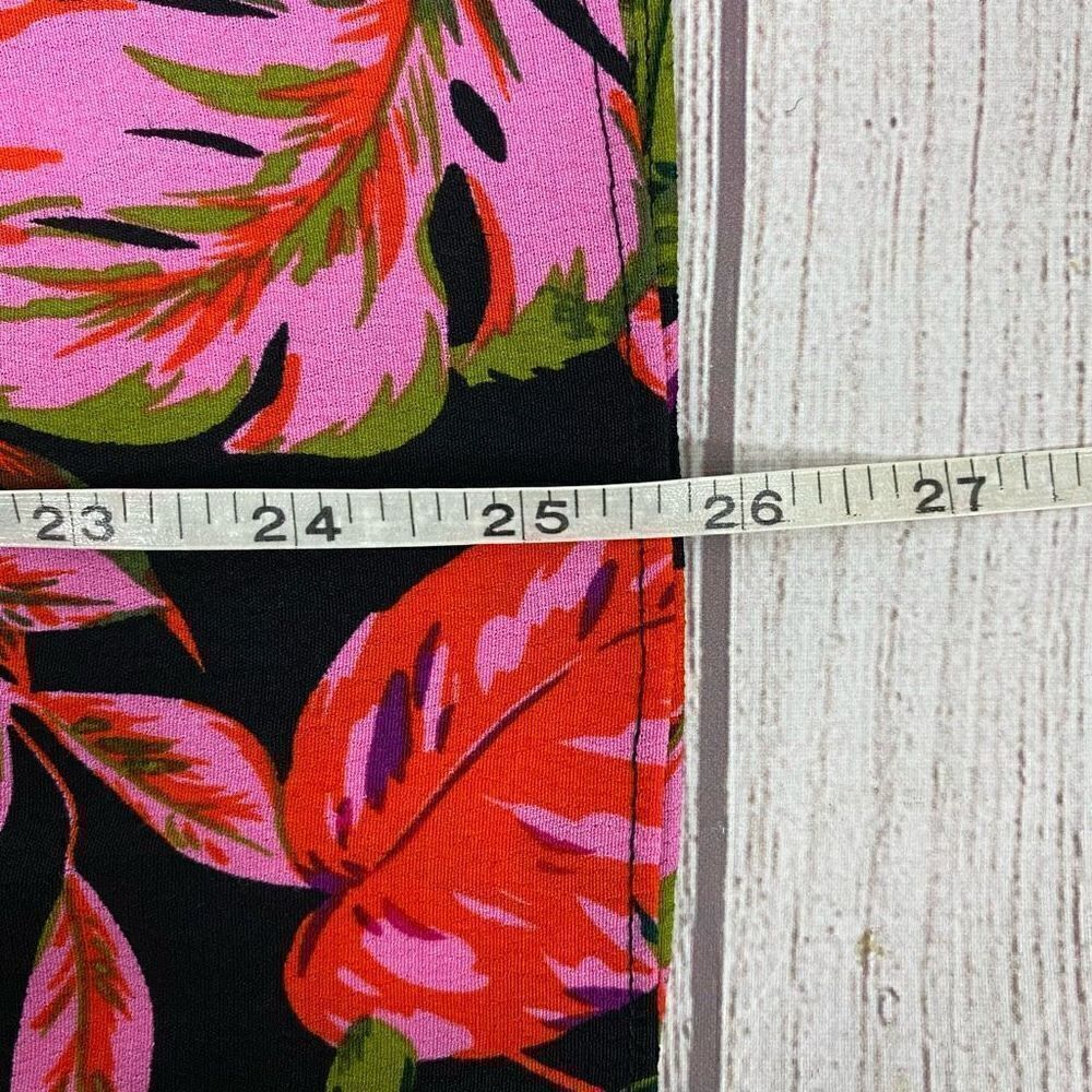Terra & Sky women 1X 16W-18W tropical print short sleeve peasant top brand new - Picture 9 of 12